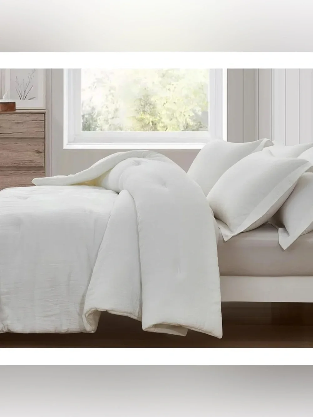 White Luxury Cotton Duvet Set - Brand